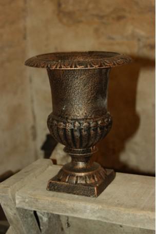 Cast iron Medici vase Bronze-Brown