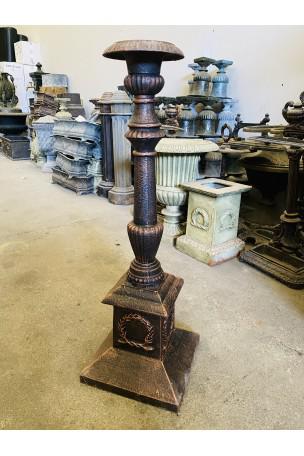 Cast iron candlestick Bronze-Brown